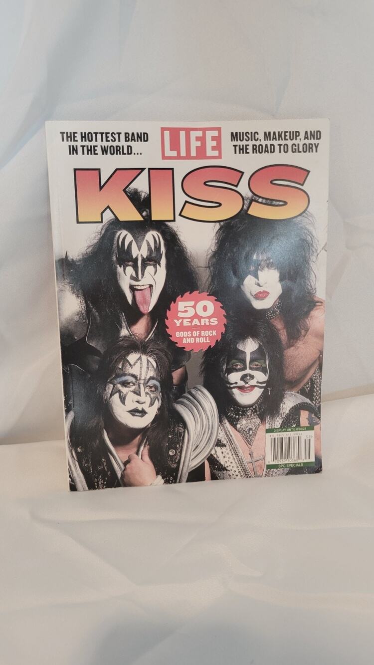 KISS LIFE Magazine Special Edition 50 Years Gods of Rock Softcover Book 2023